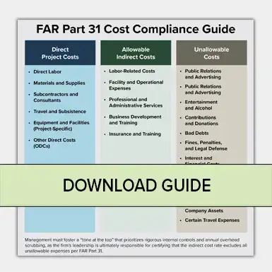 Guide to FAR Part 31 | Allowable vs. Unallowable Costs
