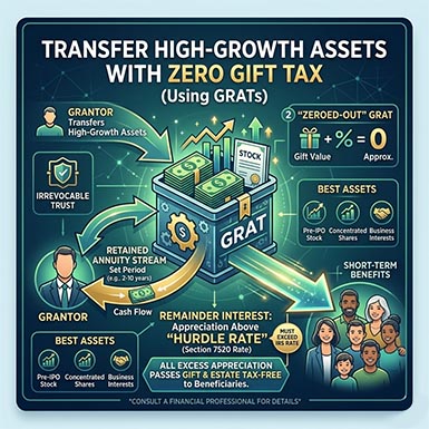 Using Grantor Retained Annuity Trusts (GRATs) to Transfer High-Growth Assets with Zero Gift Tax